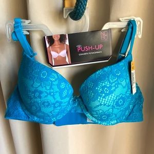 32C Blue push up bra